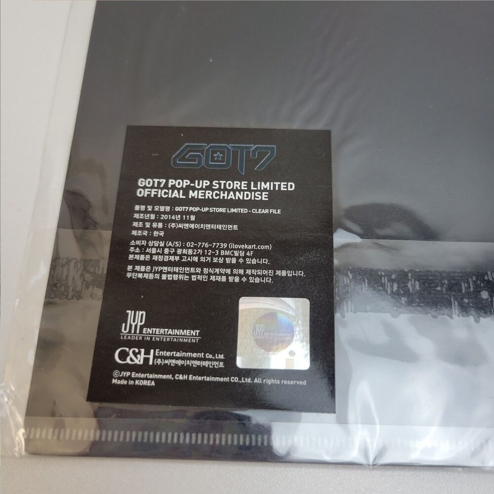 Got7 plastic folder - Picture 3 of 3